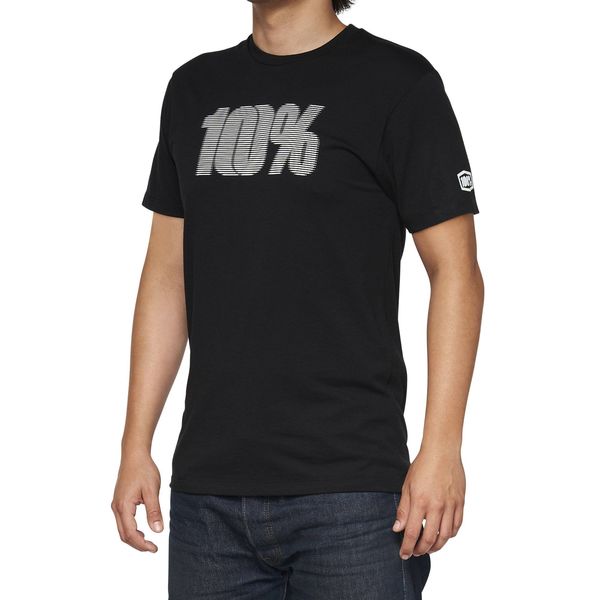 100% Deflect T-Shirt Black click to zoom image