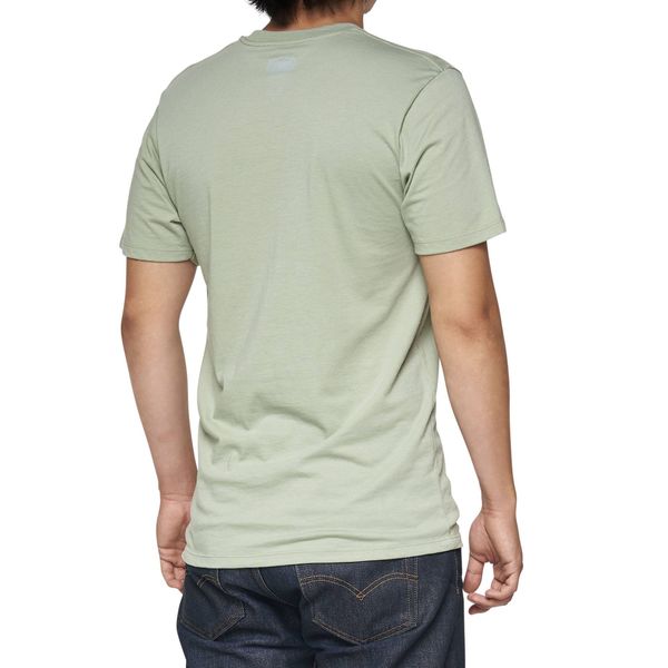 100% Pecten T-Shirt Slate Green click to zoom image