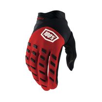 100% Airmatic Gloves Red / Black