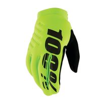 100% Brisker Cold Weather Glove Fluo Yellow