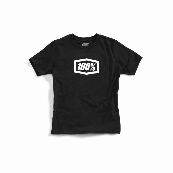 100% Icon Youth T-shirt Black click to zoom image