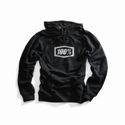 100% Essential Hooded Pullover Sweatshirt Black 