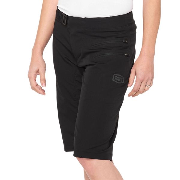 100% Airmatic Women's Shorts Black click to zoom image