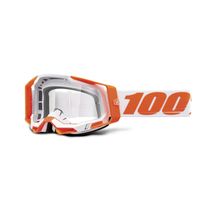 100% Racecraft 2 Goggle Orange / Clear Lens