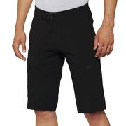 100% Ridecamp Youth Shorts with Liner Blac click to zoom image