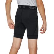 100% Ridecamp Youth Shorts with Liner Blac click to zoom image