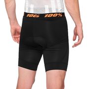 100% Crux Liner Shorts Black click to zoom image