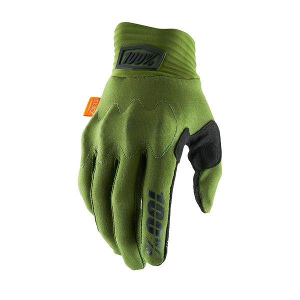 100% Cognito D30 Glove Army Green / Black click to zoom image