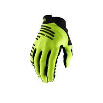 100% R-Core Glove Fluo Yellow