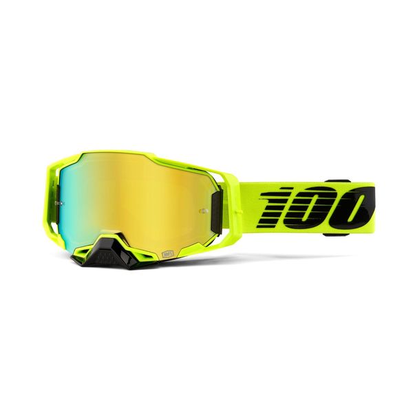 100% Armega Goggle Nuclear Citrus / Gold Mirror Lens click to zoom image