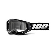 100% Racecraft 2 Goggle Black / Clear Lens 