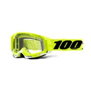 100% Racecraft 2 Goggle Yellow / Clear Lens 