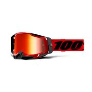 100% Racecraft 2 Goggle Red / Red Mirror Lens click to zoom image