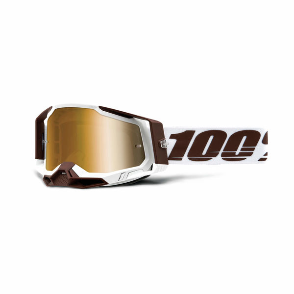 100% Racecraft 2 Goggle Snowbird / True Gold Lens click to zoom image