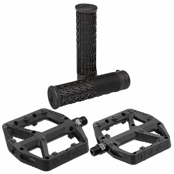 SDG Comp Pedals & Thrice Grip Black click to zoom image