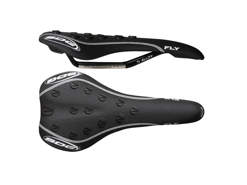 SDG Ti-Fly Storm Solid Ti-Rail Saddle Black click to zoom image