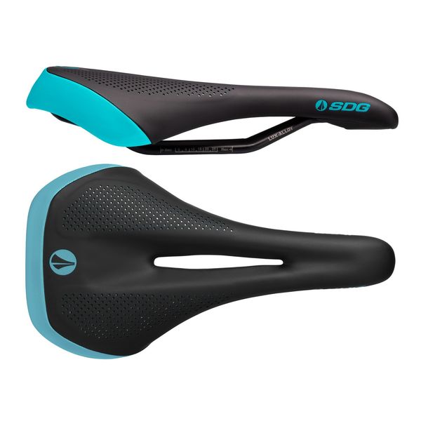 SDG Allure 2.0 Women's Lux-Alloy Saddle Black / Turquoise click to zoom image