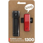 Knog Blinder Pro 1300 + R150 Rear - Light Set click to zoom image