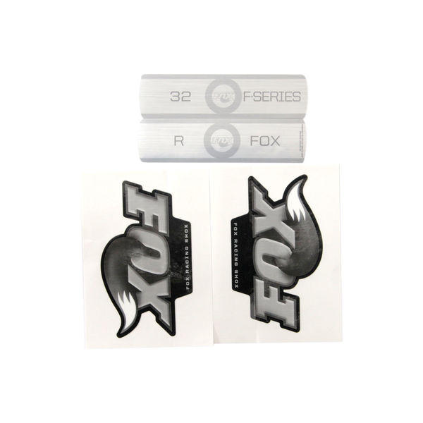 Fox Fork F-S R B/W Decal Kit Black 2010 click to zoom image