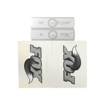 Fox Fork F-S Remote B/W Decal Kit White 2010