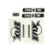 Fox Forf 36 P-S FLOAT R O/B White Lowers Decal Kit 2012