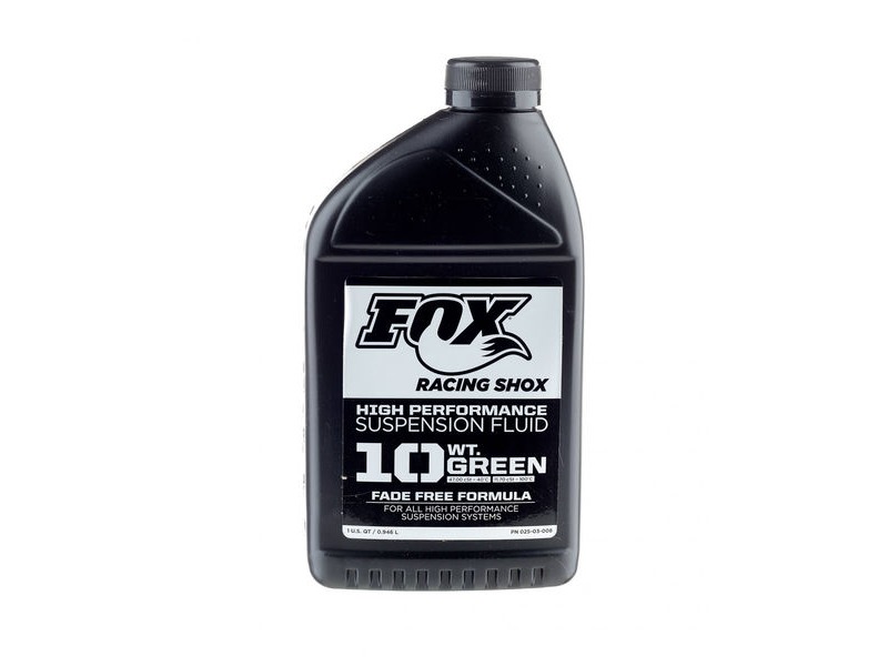 Fox 10 Weight Green High Performance Suspension Fluid 32oz click to zoom image