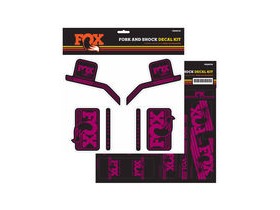 Fox Fork & Shock Decal Kit: AM Heritage Pink 2016