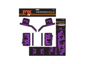 Fox Fork & Shock Decal Kit: AM Heritage Purple 2016