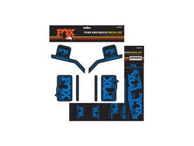 Fox Fork and Shock Decal Kit: AM Heritage Blue 2016