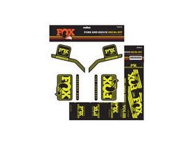 Fox Fork and Shock Decal Kit: AM Heritage Yellow 2016