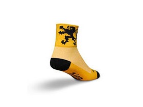 SockGuy Lion of Flanders Yellow Socks