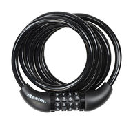 Masterlock Cable Combination Lock 8mm x 1.8m [8221] Black 