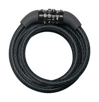 Masterlock Cable Combination Lock 8mm x 1.2m [8143] Black