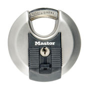 Masterlock Excell Discus Round Padlock 70mm [M40] Silver 