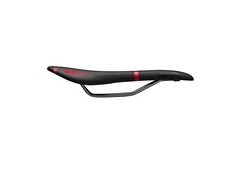 Selle San Marco Aspide Open-fit Racing Saddle Narrow (S2) Black/Red  click to zoom image
