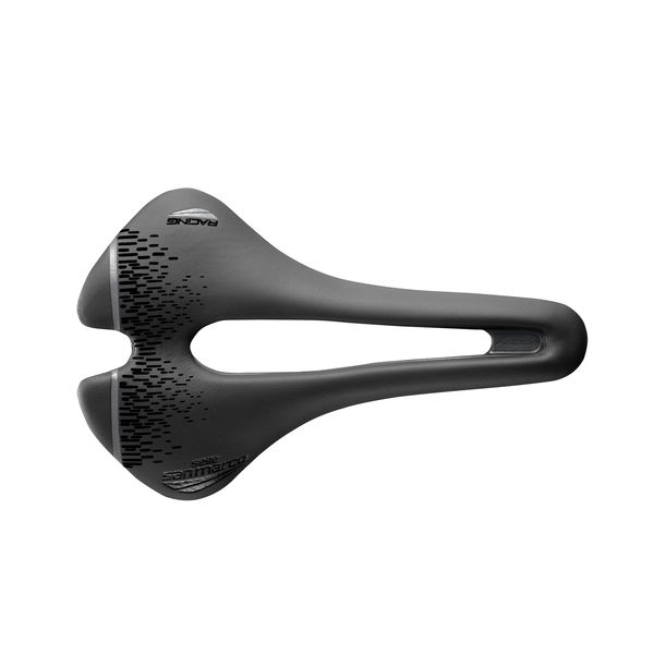 Selle San Marco Aspide Short Open-fit Racing Saddle Black/Black Narrow (S3) click to zoom image