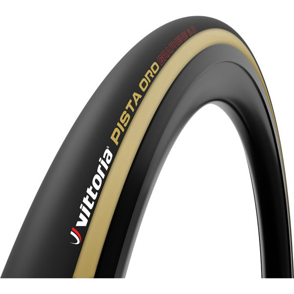 Vittoria Pista Oro 19-28' Black Tan G2.0 Tubular Tyre click to zoom image