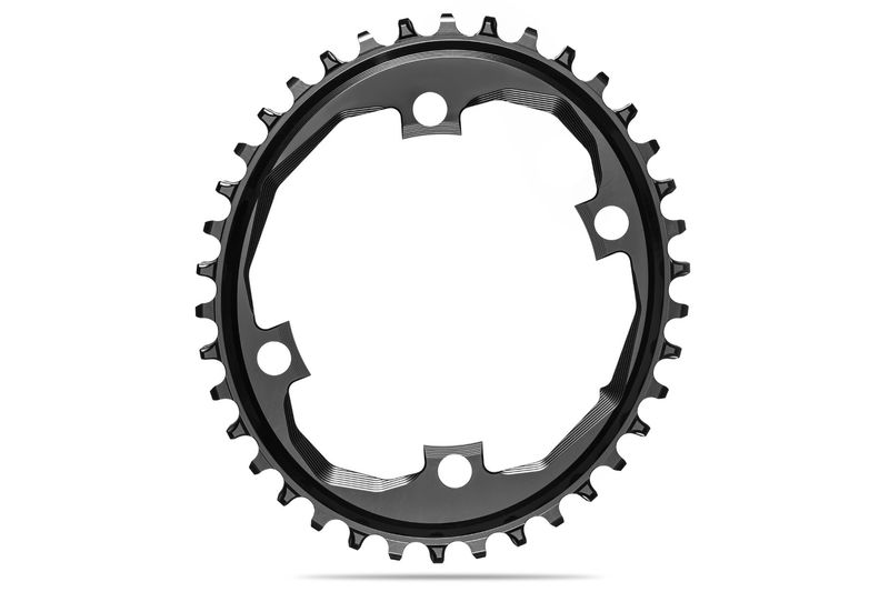 AbsoluteBLACK OVAL Sram APEX 1 traction chainring BLACK click to zoom image