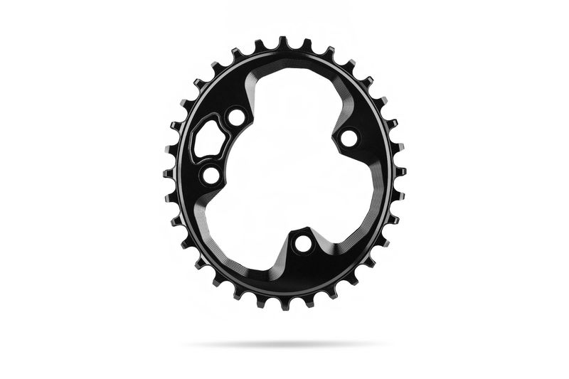 AbsoluteBLACK OVAL ROTOR 76BCD chainring N/W BLACK click to zoom image