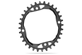AbsoluteBLACK OVAL 104BCD narrow/wide chainrings for Shimano HG+ 12spd BLACK
