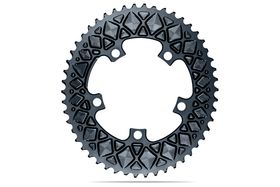 AbsoluteBLACK OVAL 110BCD 5 holes 2X chainring (Not for Sram with hidden bolt) BLACK 34T