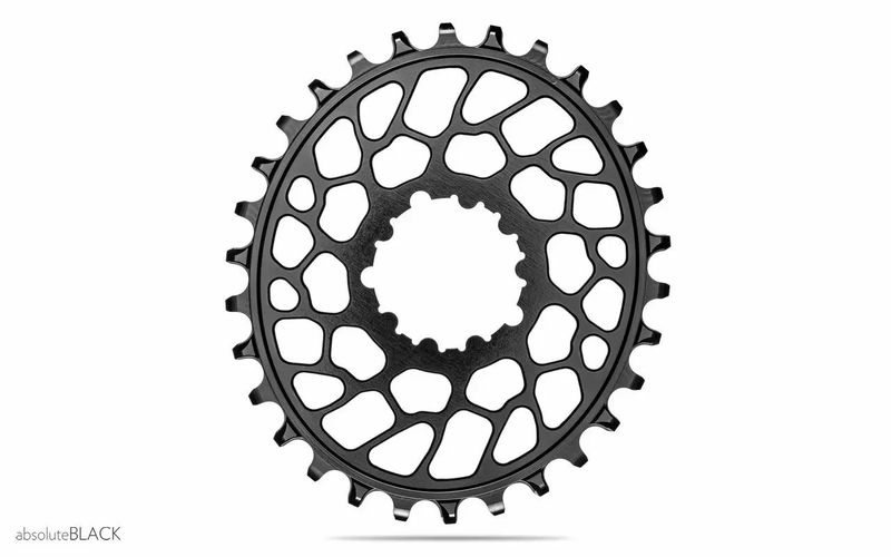 AbsoluteBLACK OVAL Sram Direct Mount SUPER BOOST - flat chainring (0mm offset) BLACK click to zoom image