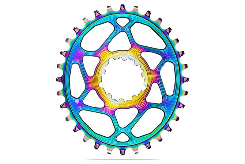 AbsoluteBLACK OVAL Sram Direct Mount BOOST148 (3mm offset) RAINBOW 28T click to zoom image