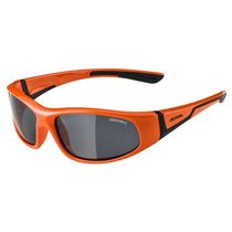 Alpina Flexxy Junior Glasses Orange/Black Black Lens