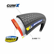 Michelin Power Adventure Tyre 700 x 30c Black (30-622) click to zoom image