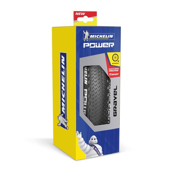 Michelin Power Gravel Tyre 700 x 35c Classic (35-622) click to zoom image