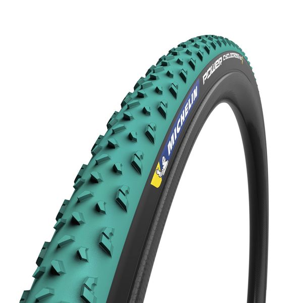 Michelin Power Cyclocross Mud Tyre Green 700 x 33c click to zoom image