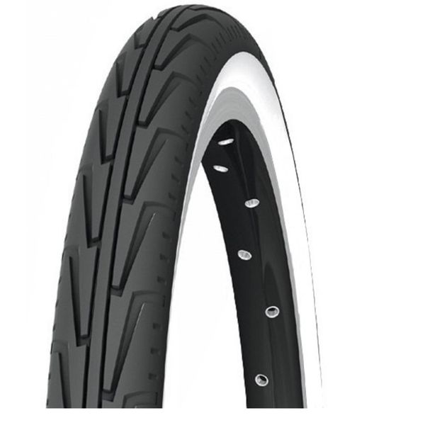 Michelin City'J Tyre 20 x 1.375" Black / White (37-451) click to zoom image