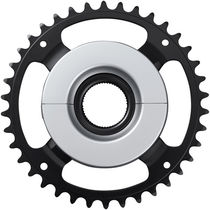 Shimano STEPS SM-CRE61 STEPS chainring, silver, 38T without chainguard
