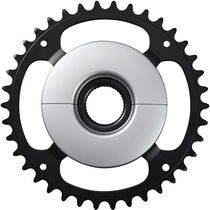 Shimano STEPS SM-CRE50 STEPS chainring, black/silver, 38T without chainguard